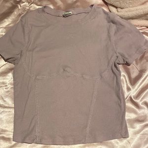 Women’s purple cropped t-shirt